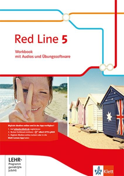 Red Line 5. Workbook mit Audios und Übungssoftware 9. Schuljahr. Ausgabe 2014, Set von , Klett Schulbuchverlag, 9783125477858