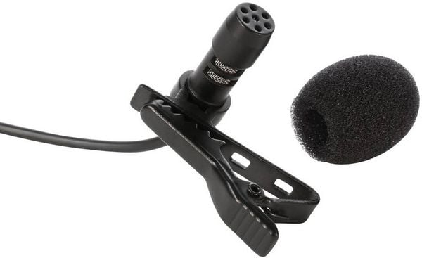 Produktbild: Ansteck Sprach-Mikrofon IK Multimedia MIC LAV &Uuml;bertragungsart (Details):Kabelgebunden inkl. Klammer, inkl. Windschutz