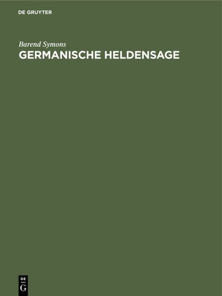 Produktbild: Germanische Heldensage