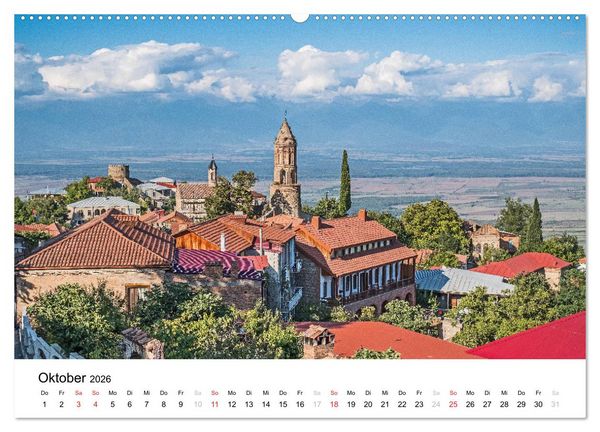 Produktbild: Eine Reise durch Georgien (hochwertiger Premium Wandkalender 2026 DIN A2 quer), Kunstdruck in Hochglanz