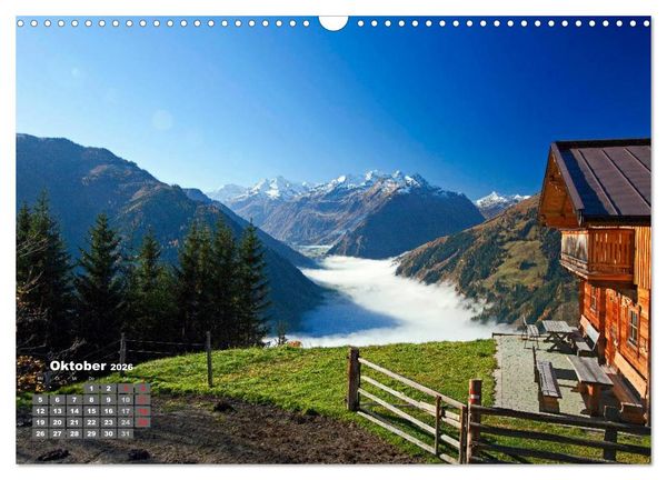 Produktbild: Die weiten T&auml;ler im Salzburger Land (Wandkalender 2026 DIN A3 quer), CALVENDO Monatskalender
