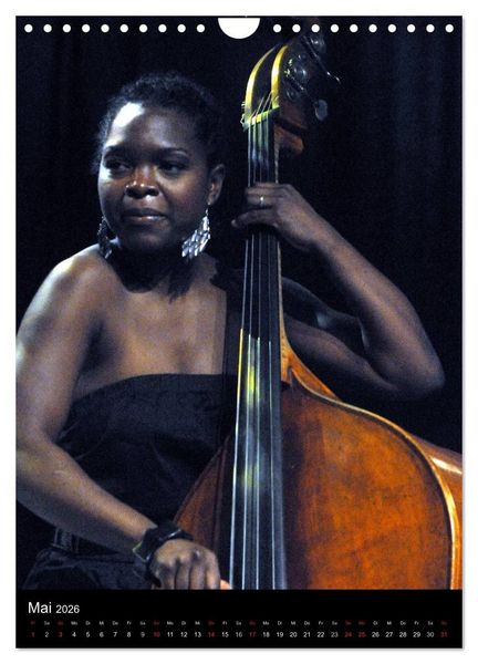 Produktbild: Jazz Frauen 2026 (Wandkalender 2026 DIN A4 hoch), CALVENDO Monatskalender