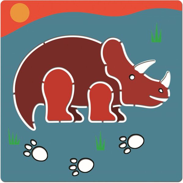 Produktbild: Schablone Dinosaurs