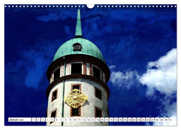 Magisches Darmstadt (Wandkalender 2025 DIN A3 quer), CALVENDO Monatskalender