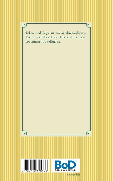 Produktbild: Leben und L&uuml;ge