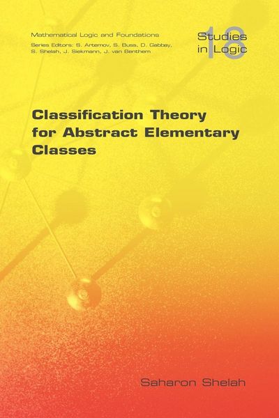 Produktbild: Classification Theory for Abstract Elementary Classes