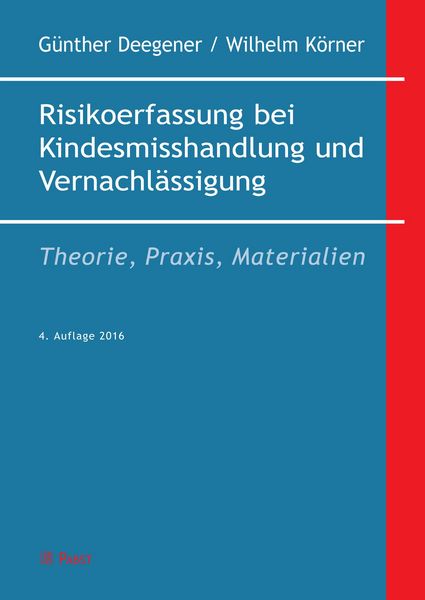 Produktbild: Risikoerfassung bei Kindesmisshandlung und Vernachl&auml;ssigung