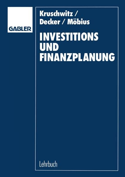 Produktbild: Investitions- und Finanzplanung