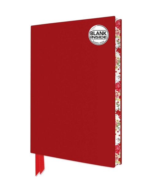Produktbild: Exquisit Notizbuch ohne Linien DIN A5: Farbe Rot