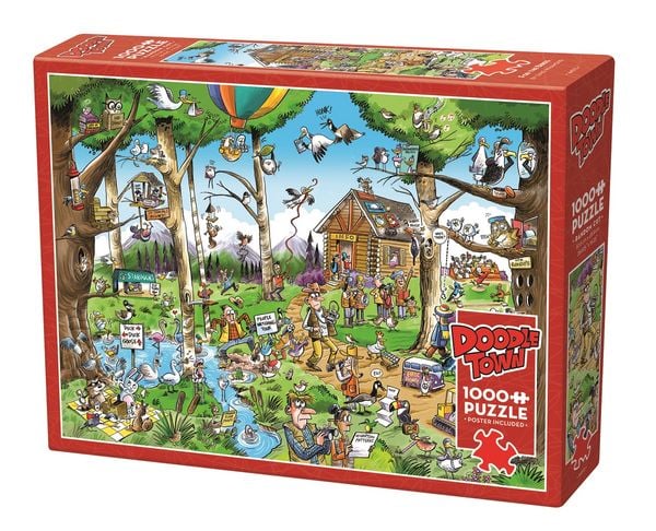 Produktbild: COBBLE HILL PUZZLES - Verr&uuml;ckte Vogelwarte 1000 Teile