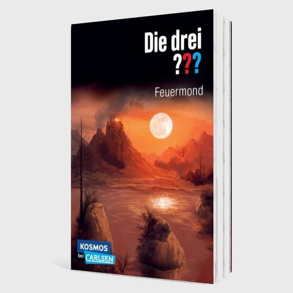 Produktbild: Die drei ???: Feuermond. Dreifachband. (Enthält die Bände: Das Rätsel der Meister, Der Pfad der Täuschung, Die Nacht der Schatten)