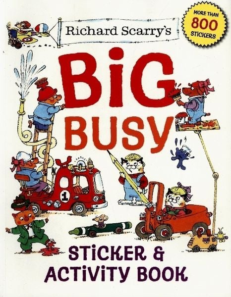 Produktbild: Richard Scarry''s Big Busy Sticker & Activity Book