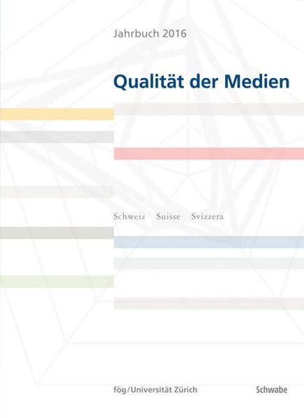 Produktbild: Jahrbuch 2016 Qualit&auml;t der Medien
