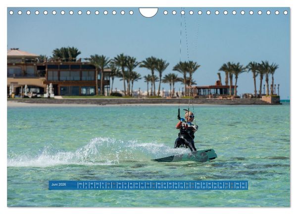 Produktbild: Kite Boarding El Gouna (Wandkalender 2026 DIN A4 quer), CALVENDO Monatskalender