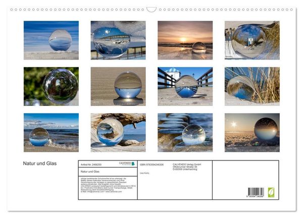 Produktbild: Natur und Glas (Wandkalender 2027 DIN A2 quer), CALVENDO Monatskalender
