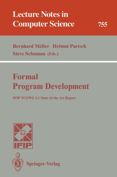 Produktbild: Formal Program Development