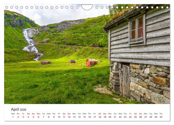 Produktbild: Norway - landscapes and fjords in western Norway (Wall Calendar 2026 DIN A4 landscape), CALVENDO 12 Month Wall Calendar