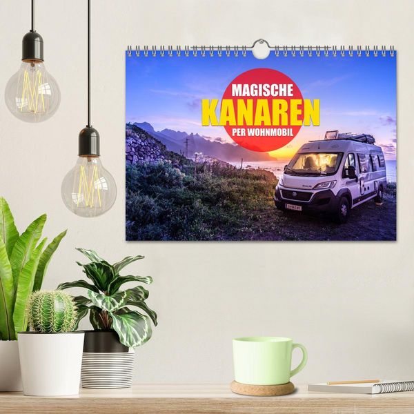 Produktbild: Die KANAREN per WOHNMOBIL (Wandkalender 2026 DIN A4 quer), CALVENDO Monatskalender