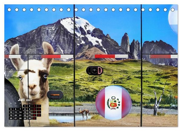 Produktbild: Patagonien NationalParks (Tischkalender 2027 DIN A5 quer), CALVENDO Monatskalender