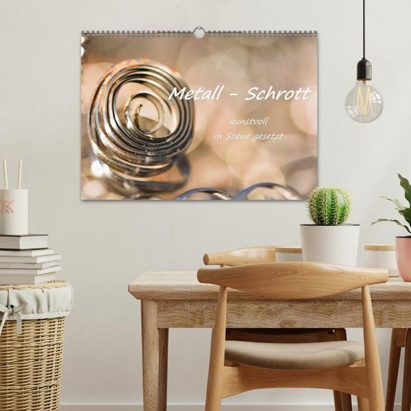 Produktbild: Metall - Schrott kunstvoll in Szene gesetzt (Wandkalender 2026 DIN A3 quer), CALVENDO Monatskalender