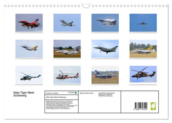 Produktbild: Nato Tiger Meet Schleswig (Wandkalender 2026 DIN A3 quer), CALVENDO Monatskalender