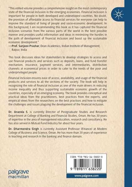 Produktbild: Financial Inclusion in Emerging Markets