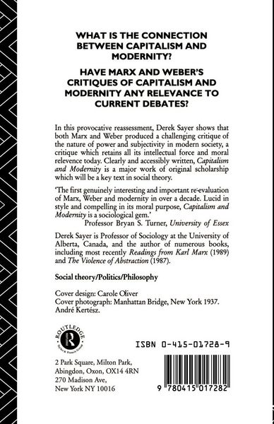 Produktbild: Capitalism and Modernity