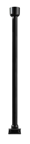 Produktbild: Deckenst&uuml;tze f&uuml;r Duschstangen Schwarz, 57 cm, f&uuml;r Stangen mit &Oslash; 2 / 2,5 cm