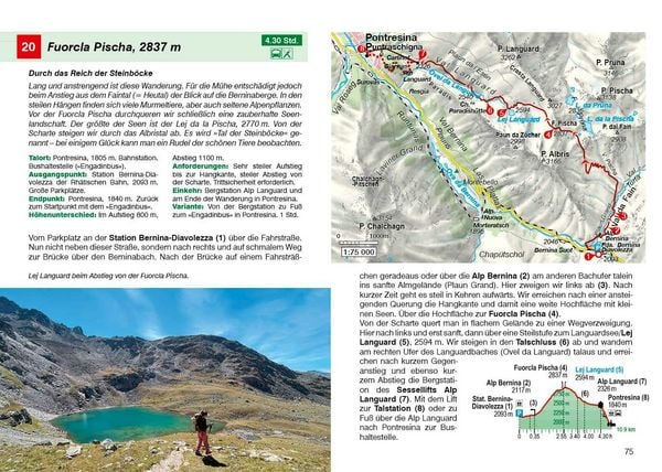 Produktbild: ROTHER Wanderf&uuml;hrer Oberengadin. 50 Touren im Engadin rund um St. Moritz, Zuoz, Pontresina und Maloja