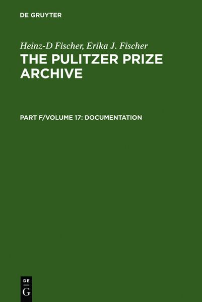 Produktbild: Complete Historical Handbook of the Pulitzer Prize System 1917-2000