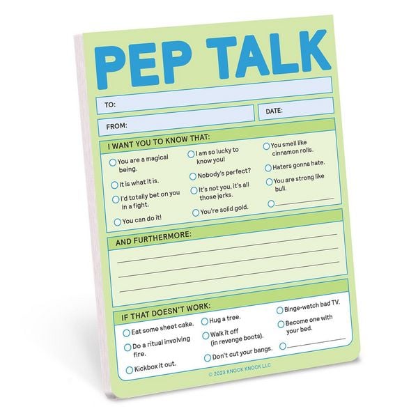 Produktbild: Knock Knock: Knock Knock Pep Talk Nifty Note (Pastel)