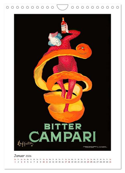 Produktbild: Leonetto Cappiello - Das goldene Zeitalter der Werbekunst (Wandkalender 2026 DIN A4 hoch), CALVENDO Monatskalender