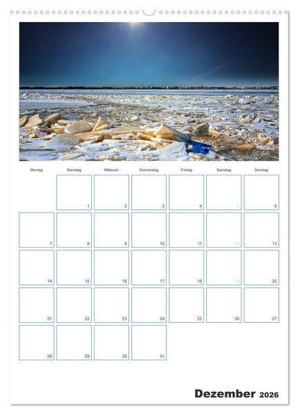 Produktbild: Friesland - Nordseebad Dangast (hochwertiger Premium Wandkalender 2026 DIN A2 hoch), Kunstdruck in Hochglanz