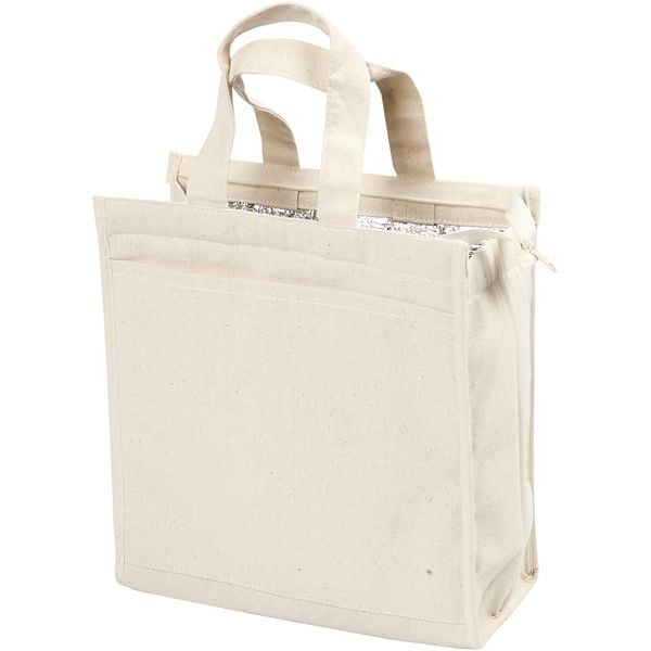 Produktbild: Creativ Company K&uuml;hltasche, Gr&ouml;&szlig;e 25x24x12 cm, 220 g, Hellnatur, 1 Stk