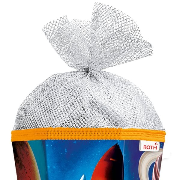 Produktbild: Motivschult&uuml;te, Weltraum, 85cm, Silbert&uuml;ll