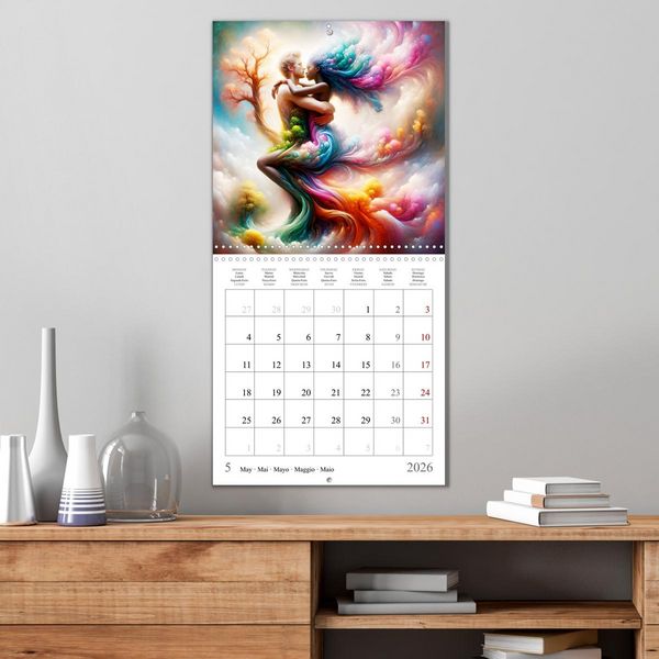 Produktbild: Arbres de l'amour (Calendrier mural carr&eacute; 2026 30x30 cm) Calendrier double avec une page pour vos prises de notes