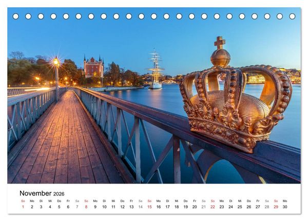 Produktbild: Europa im sch&ouml;nsten Licht (Tischkalender 2026 DIN A5 quer), CALVENDO Monatskalender