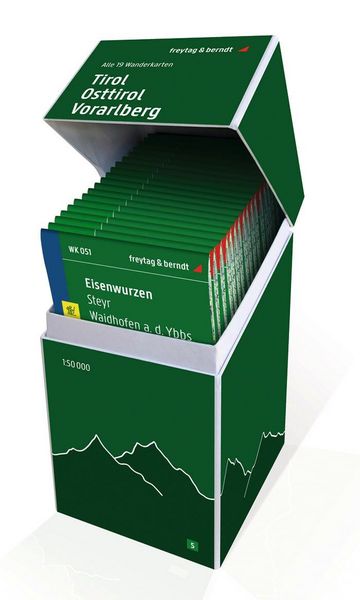 Produktbild: Tirol - Osttirol - Vorarlberg, Wanderkarten Set 1:50.000