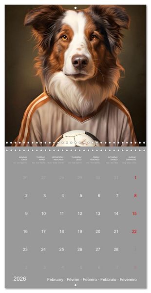 Produktbild: If dogs were humans (Wall Calendar 2026 12 &times; 12 Inch) CALVENDO 12 Month Wall Calendar
