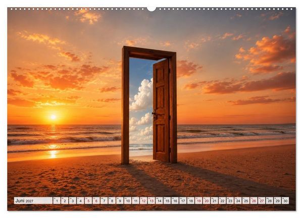 Produktbild: Fantastische Illusionen - Mystischer Kunstkalender (hochwertiger Premium Wandkalender 2027 DIN A2 quer), Kunstdruck in Hochglanz