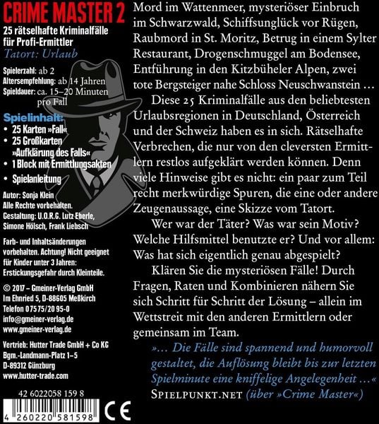 Gmeiner-Verlag - Crime Master 2