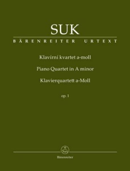 Suk, J: Klavierquartett a-Moll op. 1 (Klavírní kvartet a-mol