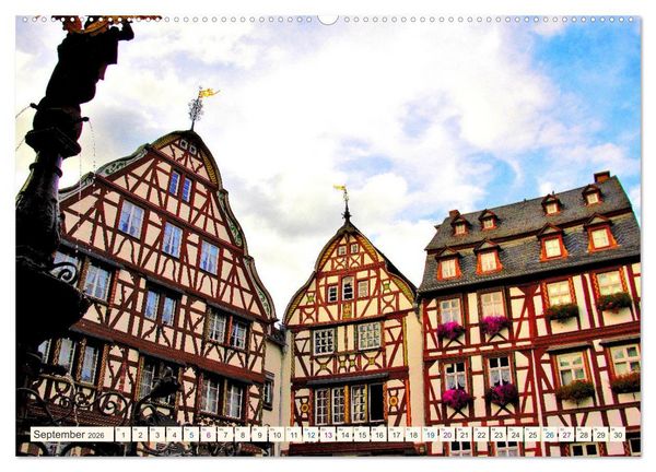 Produktbild: Bernkastel-Cues an der Mosel (hochwertiger Premium Wandkalender 2026 DIN A2 quer), Kunstdruck in Hochglanz