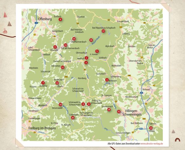 Produktbild: Schwarzwald - die Mitte. Wandern für die Seele
