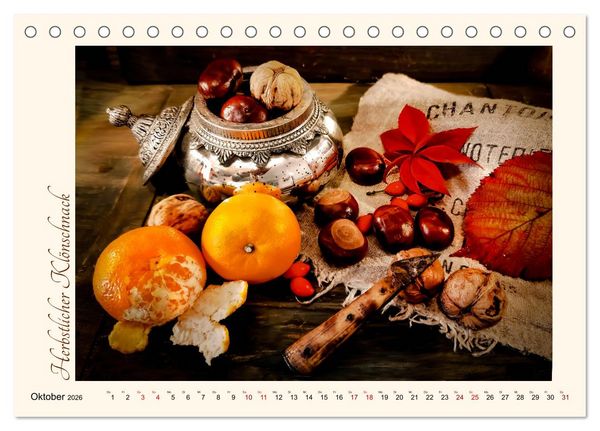 Produktbild: K&uuml;chengeplauder - Nostalgische Momente (Tischkalender 2026 DIN A5 quer), CALVENDO Monatskalender