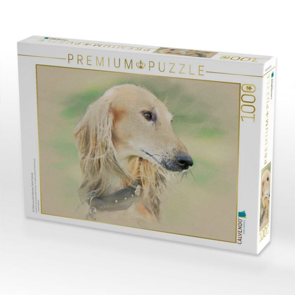 Produktbild: CALVENDO Puzzle Ein Motiv aus dem Kalender Saluki Portraits | 1000 Teile Lege-Gr&ouml;&szlig;e 64x48cm Foto-Puzzle f&uuml;r gl&uuml;ckliche Stunden