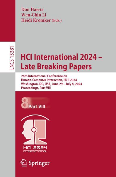 Produktbild: HCI International 2024 - Late Breaking Papers