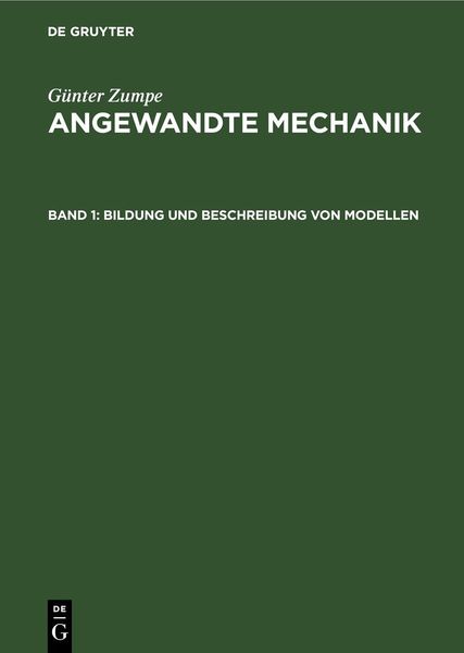 Produktbild: Bildung und Beschreibung von Modellen