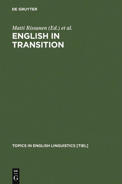 Produktbild: English in Transition