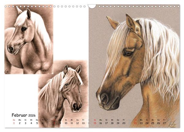 Produktbild: Arts & Horses (Wandkalender 2026 DIN A3 quer), CALVENDO Monatskalender